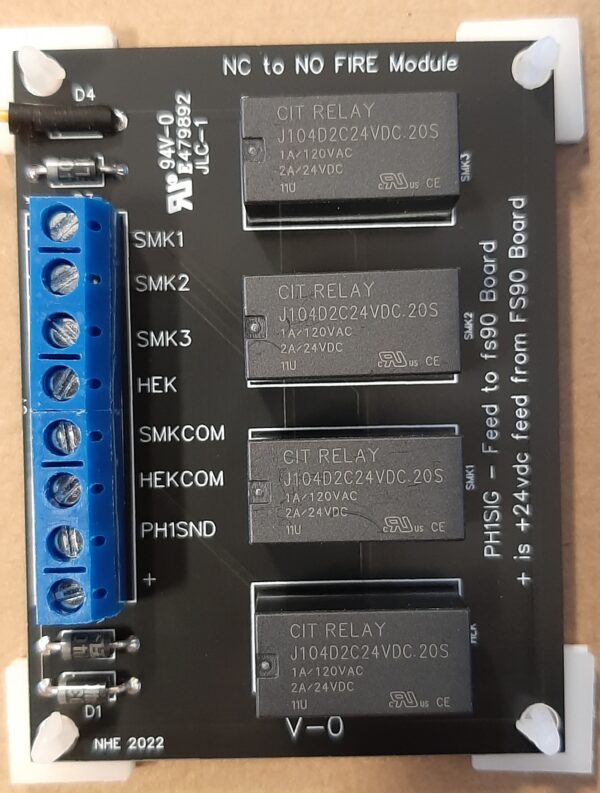 N/C Smoke Module 24vdc